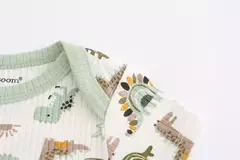 Macacão de algodão estampado para recém-nascidos, macacão manga curta, roupas de bebê menino e menina, 0-12m, 4 peças, verão - comprar online