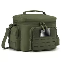 Heavy Duty Tactical Lunch Box para Homens, À Prova de Vazamentos, Isolado, Durável, Saco Térmico, Refeição, Camping, Piquenique, Trabalho