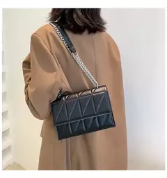 Bolsa de Ombro De Couro PU Para Mulheres, Bolsa Feminina, Correia De Corrente, Crossbody, Punho, Designer, Moda - comprar online