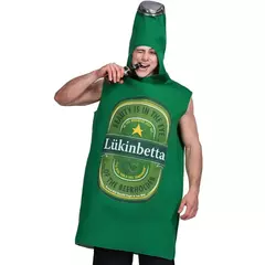 Engraçado cosplay adulto cerveja traje unisex uísque rum garrafa macacões halloween carnaval vestir-se festa desempenho festival - comprar online