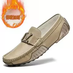 Mocassins de couro de luxo masculino, mocassins planos, sapatos para dirigir, sapatilhas masculinas, designer, alta qualidade - comprar online