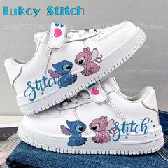 Stitch Sneakers para meninos e meninas, Sapatos de basquete casuais, Sapatos esportivos para estudantes, Tênis de corrida para crianças, Presente elegante para crianças na internet