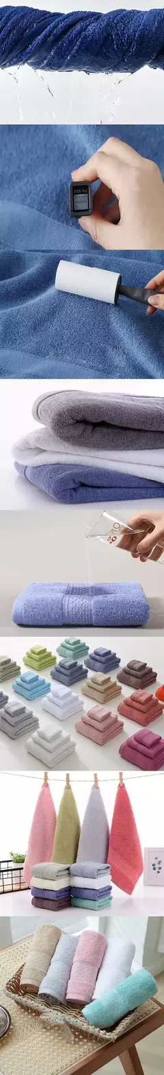 Toalha de banho para adultos, 100% algodão puro, absorvente macio, ultra macio e altamente absorvente, use banho de mão e rosto - Wolf Magazine