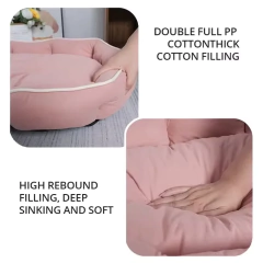 Sofá para animais de estimação, cama grande para cães, casa para gatos, espaço grande, tapete de dormir, inverno, quente, almofada para cães - comprar online