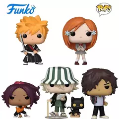 Funko pop estatueta de vinil lixívia yoruichi shihoin kisuki urahara ichigo rukia presentes brinquedo modelo anime figuras coletar ornamentos