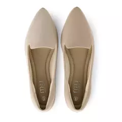 Sapatilha de Salto Baixo para Mulher, Confortável, Macio, Deslizamento, Sapatos Apontados, Casual, Descalço, Elegante Tênis