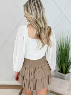 Mini-saia linha A feminina, cintura baixa, fina, monocromática, que combina tudo, casual, doce, sexy, streetwear de moda feminina, verão, Y2K - comprar online