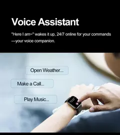 2025 novo smartwatch masculino android ios telefone 1.9 "tela hd bluetooth chamada monitoramento de freqüência cardíaca esportes à prova dwaterproof água relógio inteligente feminino - loja online