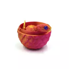 Impressão 3d legal cobra dragão ovo multi-articular romance páscoa venda quente presentes descompressão brinquedos infantis decorações de mesa impresso - Wolf Magazine