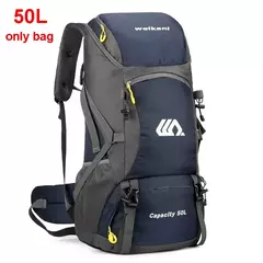 Mochila de viagem impermeável para homens, grande bolsa de caminhada, mochila turística, esportes ao ar livre escalada montanhismo, saco de bagagem 50L