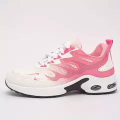 Sapatilhas de corrida respirável de cano baixo, sapatos vulcanizados leves, bloqueadores de cores, casuais, elegantes, com alça cruzada, novos na internet
