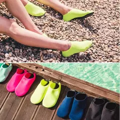 Sapatilhas antiderrapantes para água unissex, meias de mergulho, sandália de praia aquática de verão, sapato plano, chinelo marítimo para homens e mulheres - loja online