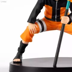 Imagem do 12cm anime shippuuden naruto figura personagem global popularidade classificação narutop99 transportando bandeira modelo brinquedo presente figura de ação
