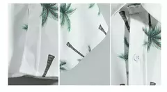 Imagem do Roupas de praia para homens 2 Piece Set Quick Dry Camisa Havaiana e Shorts Set Homens Moda Vestuário Impressão Casual Outfits Verão