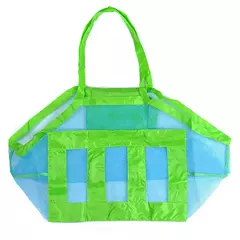 Bolsa feminina de malha oca, pacote de praia, grande capacidade, bolsas de compras, bolsa de axilas feminina, design casual - Wolf Magazine