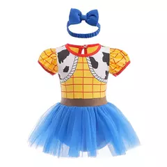 Baby Romper TUTU Vestido Com Headband Infantil Baby Princess Girl Roupas Tamanho 3-18M Cute Design Baby Dress Party Trajes - Wolf Magazine