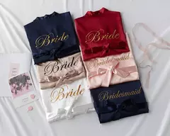 Imagem do Vestido de dama de honra para mulheres, roupão sexy, roupão curto, quimono casual, design de flores, tamanho m, l, xl