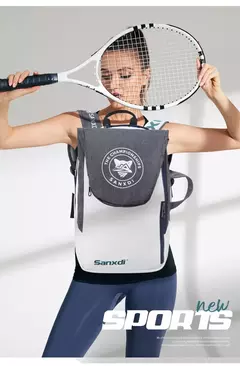 Imagem do Mochila de remo de tênis dobrável para homens Squash Badminton Racket Bag Bolsa de transporte de raquetebol Sacos esportivos de grande capacidade