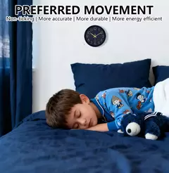 Relógio de parede de quartzo minimalista relógio digital cúbico estilo moderno silencioso não ticking sala estar quarto escritório 8/10/12 Polegada - comprar online