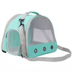 Transportador de cobaia portátil, gaiola transparente para transporte de hamster, bolsa de viagem para répteis, coelho pequeno para animais de estimação, dragão barbudo ao ar livre na internet