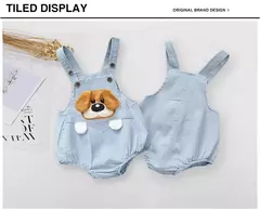 Verão 1pc crianças do bebê meninos roupas de jumper calças curtas da criança infantil menino calças jeans shorts macacão dungarees - Wolf Magazine