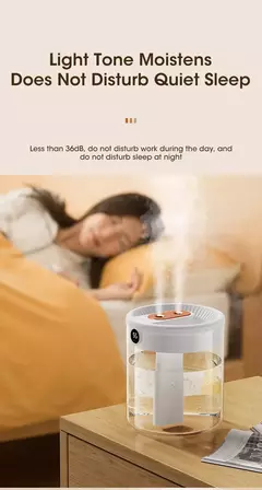 Niye-2L Umidificador de ar duplo, exibição de umidade, grande capacidade, aroma, difusor de óleo essencial para quarto, venda quente - comprar online