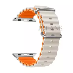 Ocean Strap para Apple Watch, faixa de 49mm, 44mm, 45mm, 41mm, 40mm, 38mm, 44mm, 1:1, iWatch Series 9, 8, 7 SE, original - loja online