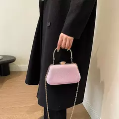 Imagem do Saco de noite luxuoso para mulheres, alto design, banquete de festa, saco de glitter para senhoras, embreagem do casamento, bolsa de ombro, bolsa de corrente, marca