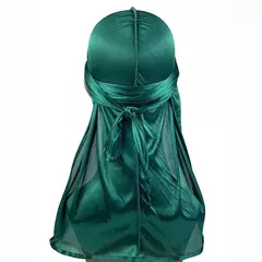 Respirável cauda longa Doo Rag para homens, seda Durag, chapéu bandana turbante, bandana, novo, 1-4pcs - Wolf Magazine