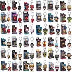Funko pop chaveiro marvel vingadores série deadpool shang-chi kanty homem de ferro spiderman groot figura de vinil modelo brinquedos presente da criança