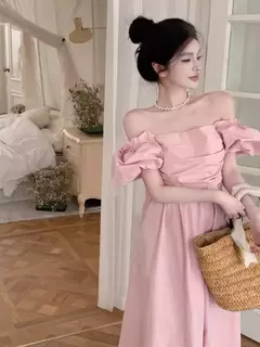 Topanoma-vestido de noite para as mulheres, vestido de noite elegante, sem encosto, off-a-ombro, barra pescoço, para a festa de casamento, baile na internet