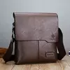 Sacos mensageiro vintage para homens, bolsa de ombro de couro bolsa masculina marrom, bolsa lateral preta, bolsa crossbody de negócios, marca de luxo