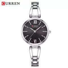 Curren-relógio de pulso feminino 9092, luxo, elegante, pulseira de aço inoxidável, pulseira, feminino, moda, para meninas - comprar online