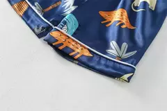 Conjunto de camisas e shorts pijamas infantis, roupa casual infantil, traje de criança, pijama de verão, crianças, meninos, crianças, novo, 2 peças - Wolf Magazine