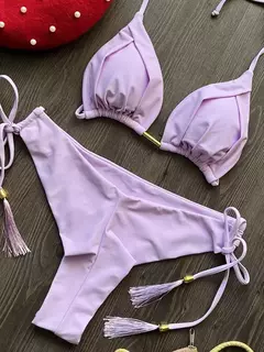 Fato de banho triangular sexy para mulheres, biquínis brasileiros, maiô halter, maiô push up, corrente de metal, biquíni de praia, novo, 2023 - comprar online