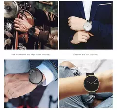 Imagem do Curren-Relógio Quartz Masculino, Relógios de Fábrica, Moda de Luxo, Relógio de pulso casual, Data Watch