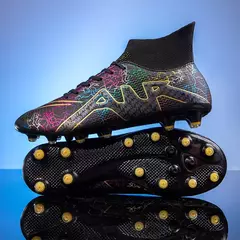 Sapatos de futebol unissex com grampos para meninos, tamanho grande, botas de futebol ultraleves, tênis antiderrapantes, AG e TF, botas de tornozelo, 2021 - comprar online
