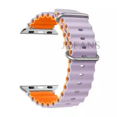 Ocean Strap para Apple Watch, faixa de 49mm, 44mm, 45mm, 41mm, 40mm, 38mm, 44mm, 1:1, iWatch Series 9, 8, 7 SE, original - loja online