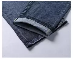 Imagem do Wthinlee-Calça Jeans Stretch Casual Masculina, Calças Jeans Trabalho, Roupa de Marca Masculina Clássica, Azul, Preta, Nova, Moda