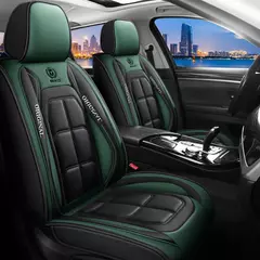 Almofada de assento de carro surround completo toda a temporada capa de assento de couro universal resistente ao desgaste, resistente à sujeira e respirável capa de assento de carro na internet