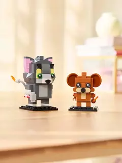 Lego 40793 Tom e Jerry Square Head Series 2025 Novos blocos de construção educacionais para crianças na internet
