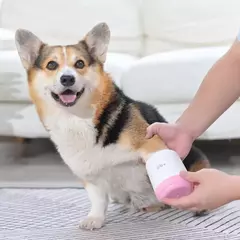 Imagem do Escova de limpeza de pata de cachorro, escova de silicone macio para limpeza de pata de cachorro, lavagem rápida de pata suja, escova para animais de estimação para cães pequenos, médios e grandes