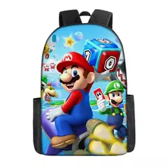 Mochila Mario Cartoon Anime, Super Mario Schoolbag, Mochila Mochila para crianças, Bolsas meninas - comprar online