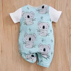 Macacão com estampa Koala recém-nascido, roupas de bebê, menina, menino, macacão manga curta, infantil, pijama infantil, roupa de uma peça, verão, 0-18 meses - comprar online