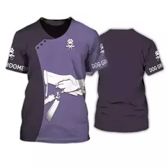 Dog Groomer's T-shirts para homens e mulheres, Pet Grooming Uniformes, Tops roupas, canino, veterinário, cabeleireiros, trabalho canino, 2024 - Wolf Magazine