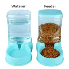 3.8l material pp alimentador para animais de estimação fonte de água tigela de bebida alimentador automático para animais de estimação grande gato cão dispensador de comida