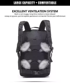 Mochila de viagem tática impermeável para homens, mochilas de grande capacidade, esportes ao ar livre, bolsas multifuncionais 50L, 35L, 25L