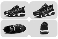Tênis de couro infantil, sapatos de meninos, casual, tênis, corrida, escola, esportes, crianças, meninos, moda, sapatos de caminhada, 7-12 anos - loja online