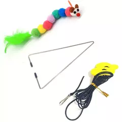 1 pçs porta pendurado minhocas de gato brinquedo auto jogar para gatos chato indoor gatinho brinquedo interativo para todas as raças caça exercício tédio na internet