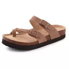 Chinelos retrô de cortiça para mulheres, mulas macias, tamancos, escorregadore - comprar online